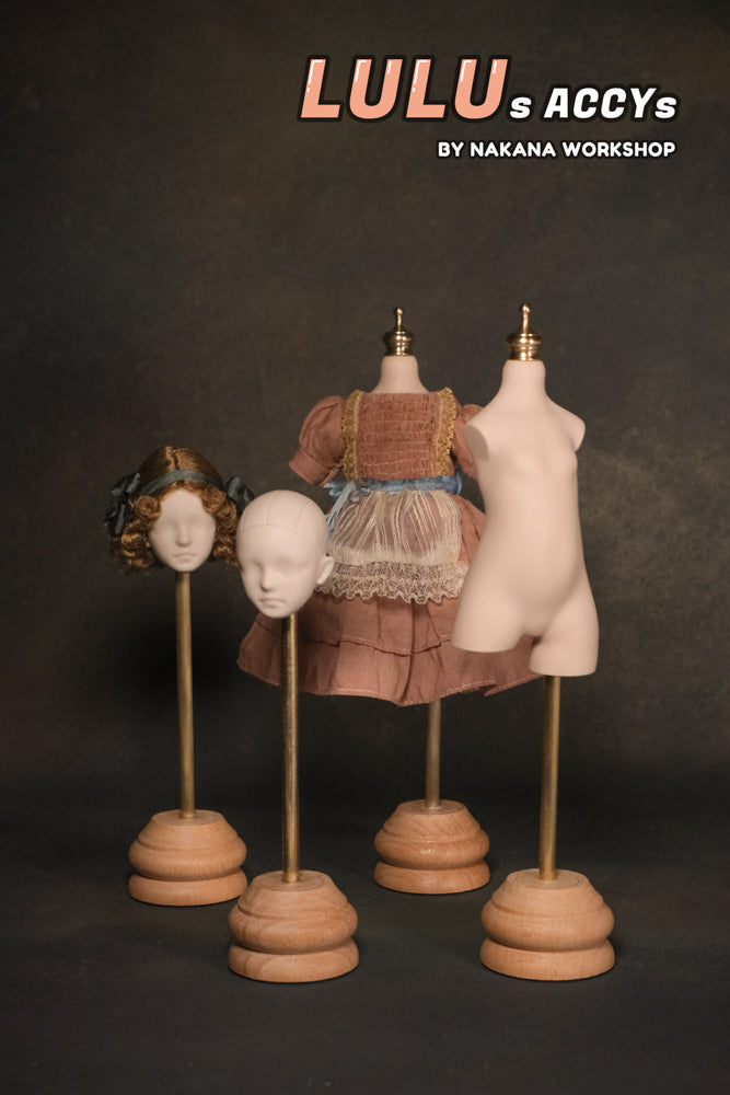 Lulu s wig stand mannequin stand 1 6 or 1 8 Doll Stand