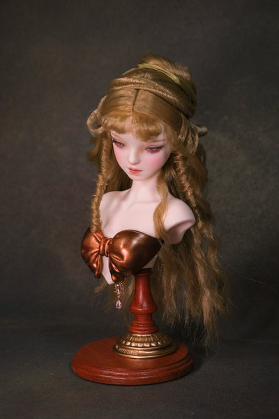 1/4 Female Bust Stand (Wooden base)