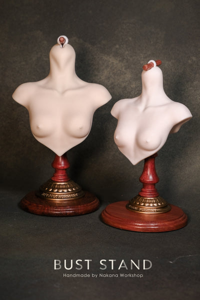 1/4 Female Bust Stand (Wooden base)