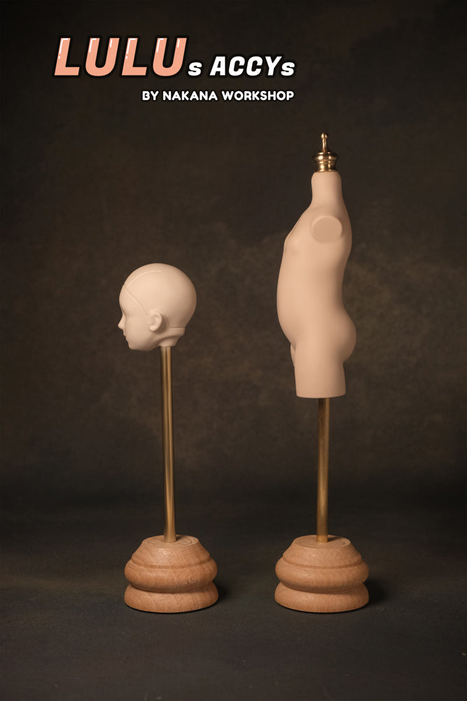 Lulu's wig stand & mannequin stand; 1/6 or 1/8 Doll Stand – Nakana